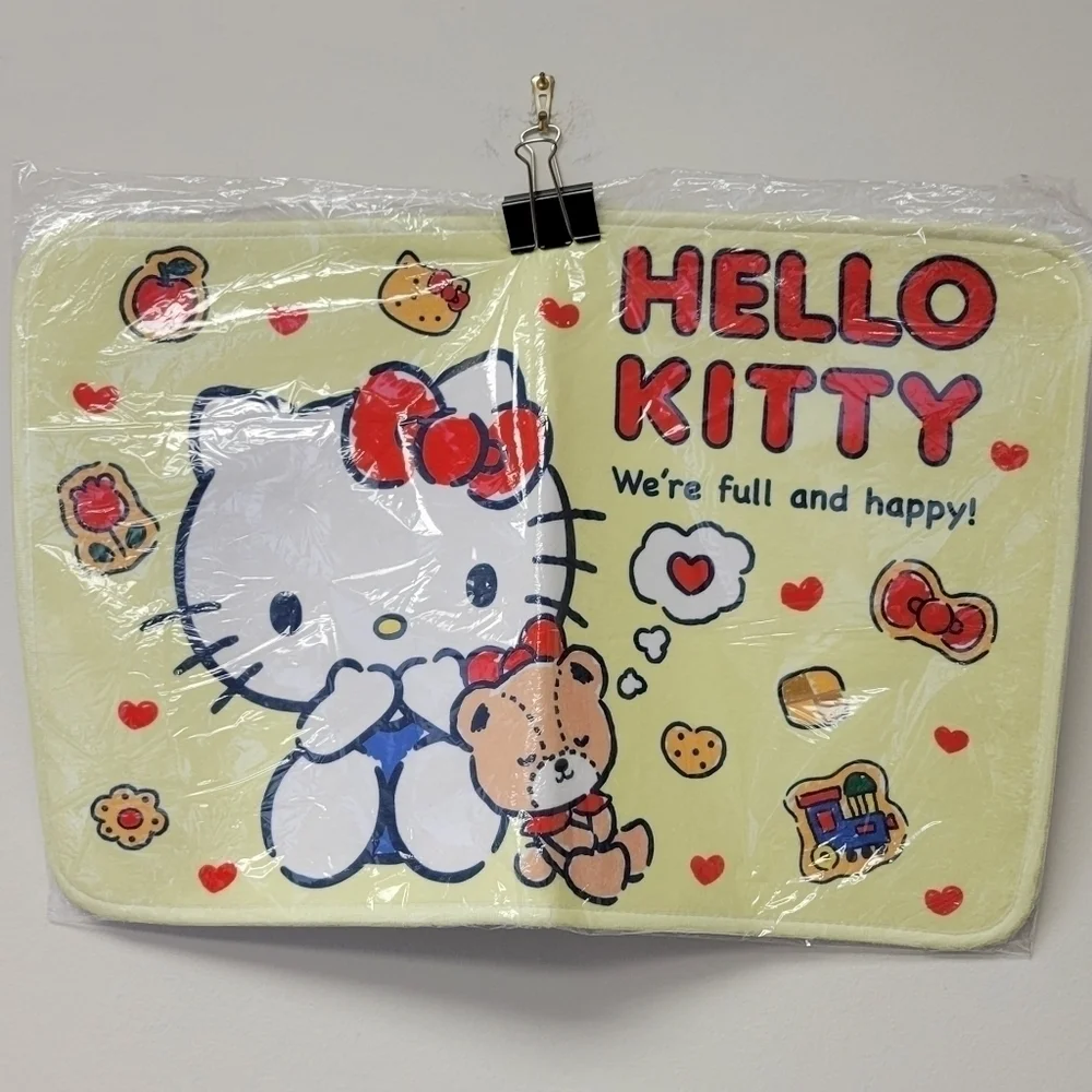 Sanrio Hello kitty bathroom mat Yellow